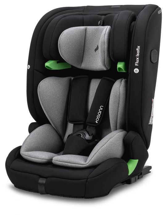 Osann Flux i-Size Isofix R129 Car Seat - Grey Melange: Advanced Safety and Comfort Features for Children - Image 3