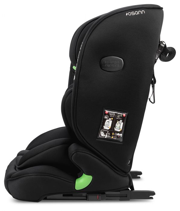 Osann Flux Isofix eXT i-Size Booster Seat - Secure Full Harness Up to 6 Years & 23 kg with NEW Sensor for Easy Installation - Image 14