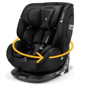 Osann Eno360 SL i-Size 360DegreesRotating Car Seat with ISOFIX, 40-150 cm (Birth to 12 Years) - Black