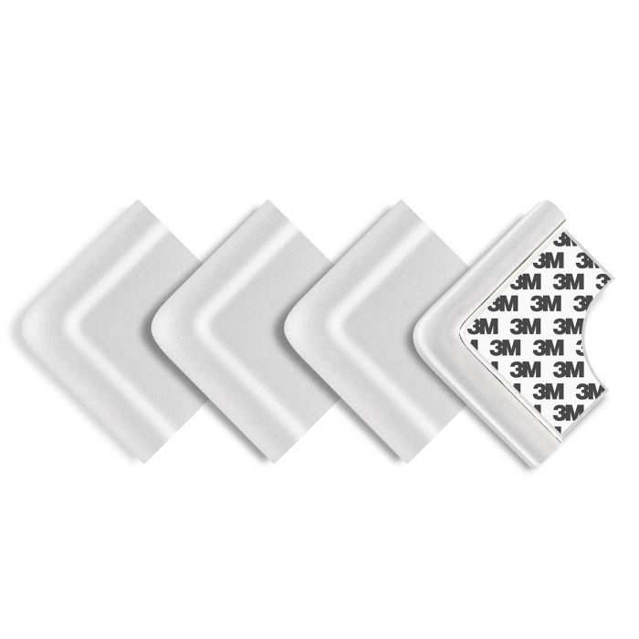 Soft Bite-Resistant Corner Cushions 4 pk - White - Image 16