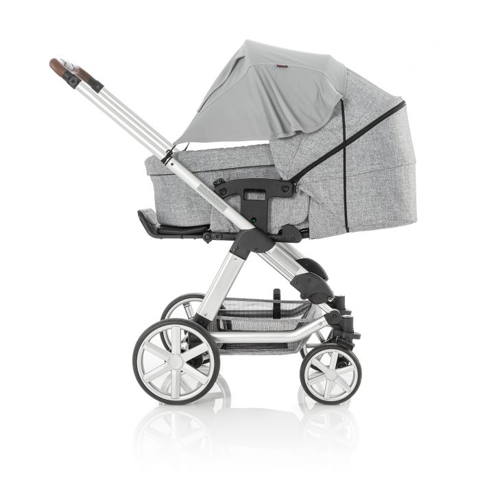 ShineSafe Premium Universal UVF50 Protection Pram Sunshade & Windbreaker  - Grey - Image 3