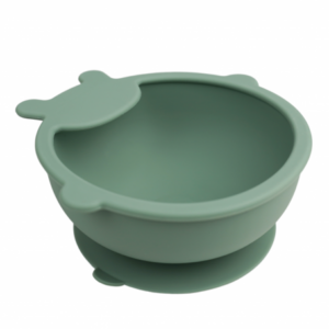 Thermobaby Silicone Suction Bowl - Ideal for Weaning & Self-Feeding - Cactus Green