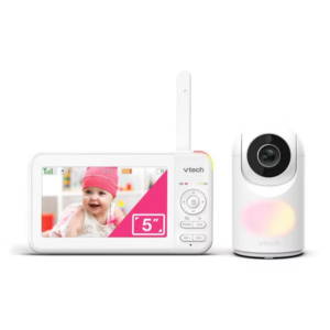 VTech VM5467 5" Video Baby Monitor with 360DegreesPan, Night Vision, Colour Night Light & Long Battery Life
