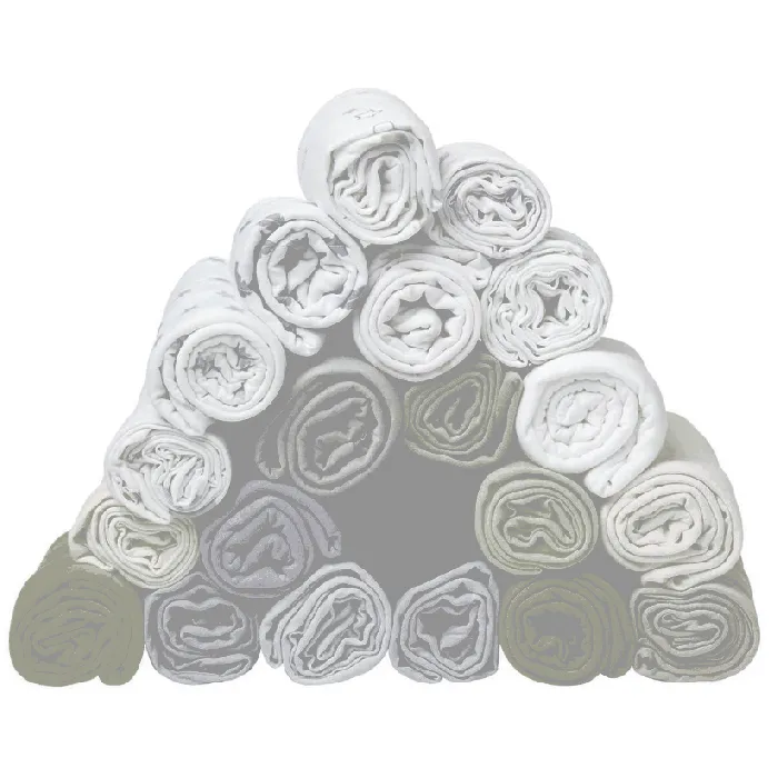 Babycalin 2-Pack Cot Fitted Sheets - 120x60 cm - 100% Cotton - White - Image 3