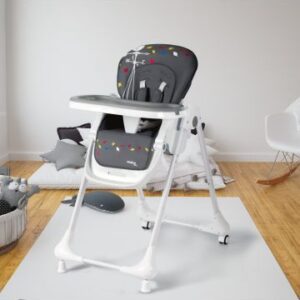Asalvo Compact High Chair with Wheels - Veleta